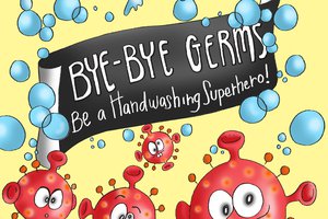 Front cover of bye bye germs book